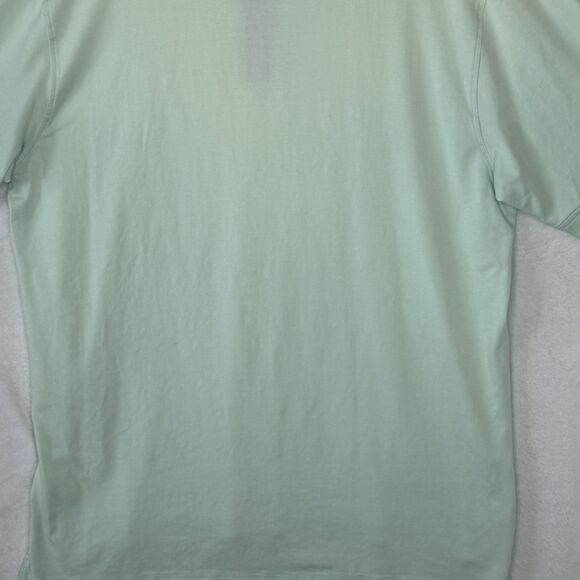 Head Golf Sportswear Men's Two-Tone Polo Shirt Size L Mint Green Blue Collar - Picture 11 of 16